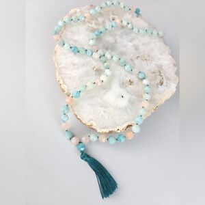 Amazonite mala, prayer beads, worry beads, mala, meditation